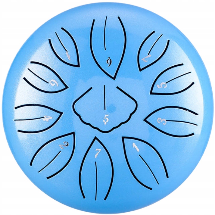 Tongue Drum Mini Ginkgo biloba 6" 11 tun TWG11-6 Hluru-wangyou tyčinky