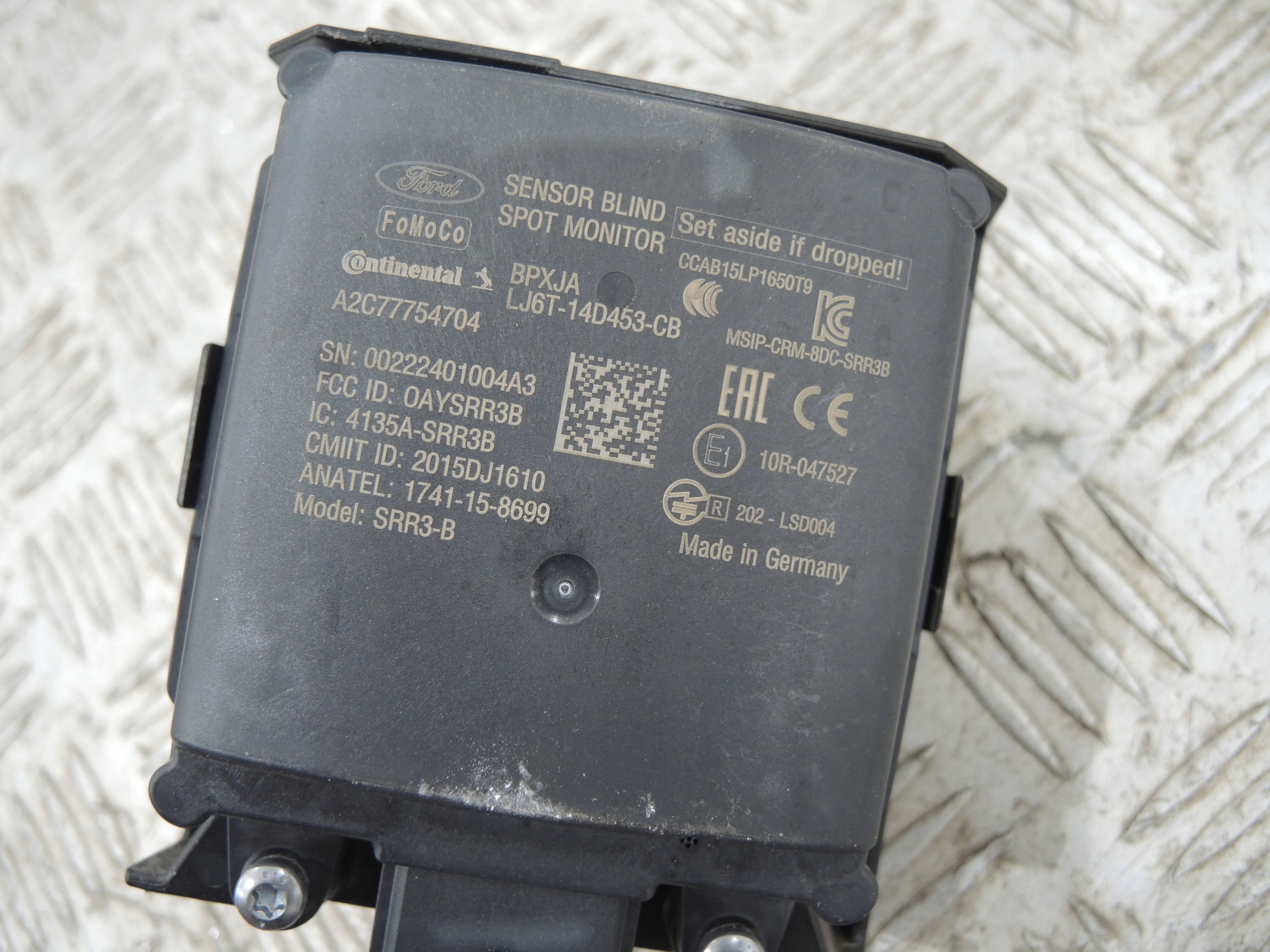 FORD KUGA MK3 SENSOR BLIND SPOT LJ6T-14D453-CB