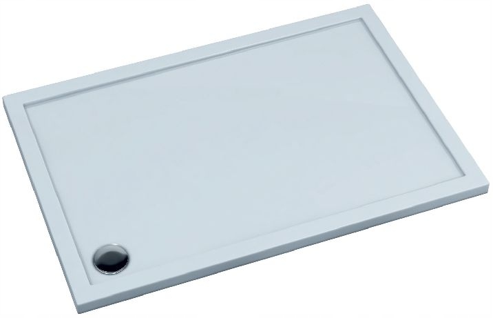 Brodzik prysznicowy kompozytowy biały niski 90x120
