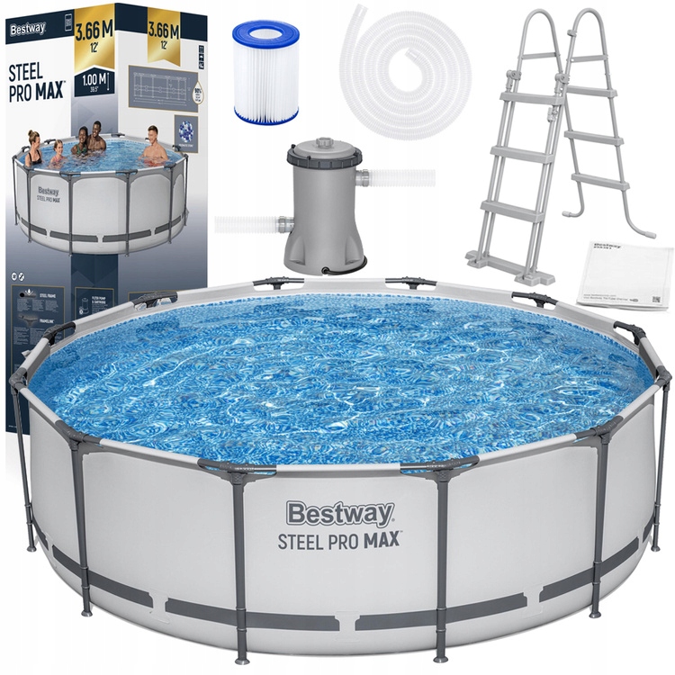 Bestway каркасный бассейн 366x100cm 9in1 56418