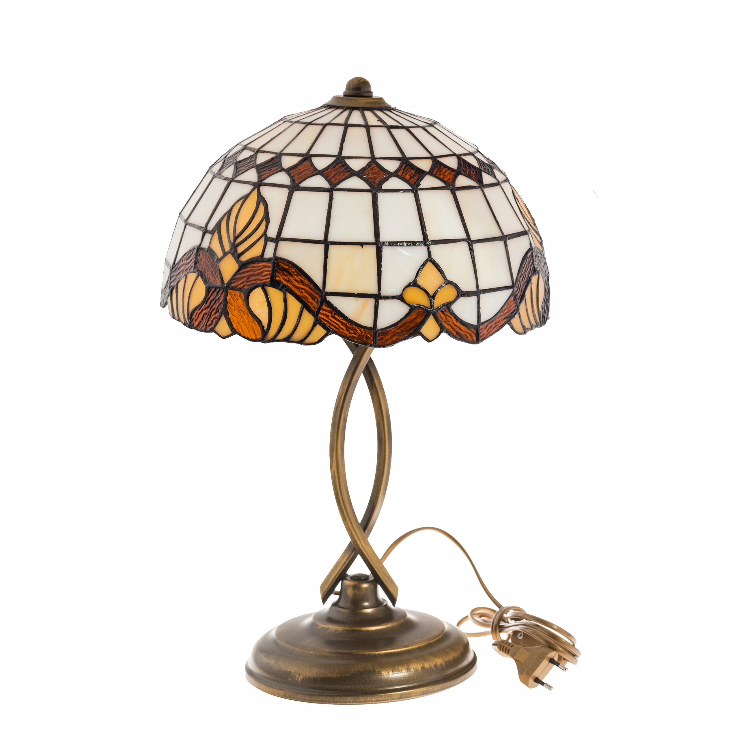 Stolová vitrážová lampa v štýle Tiffany