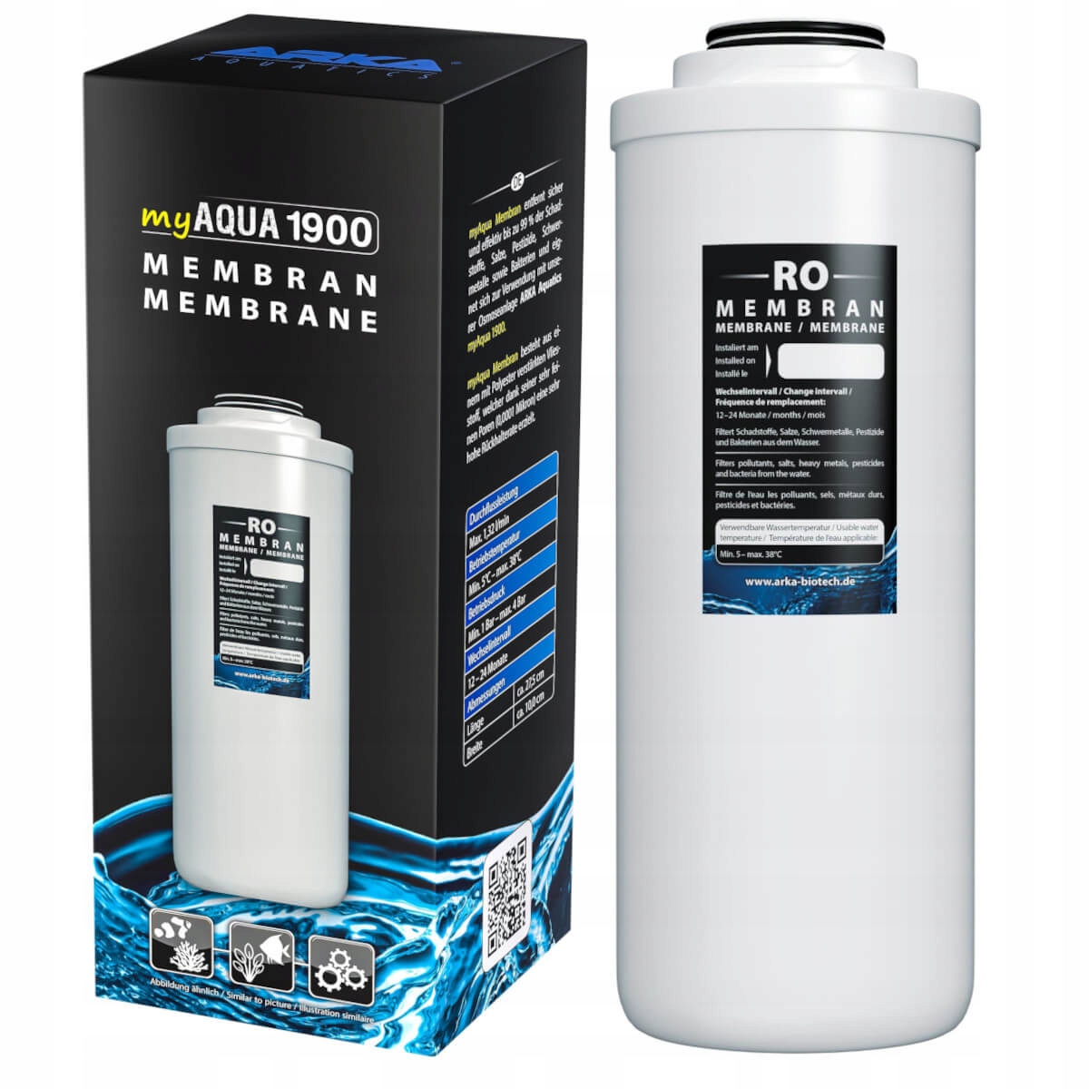Levně Membrána Arka Aquatics pro myAqua 1900 Ro filtr
