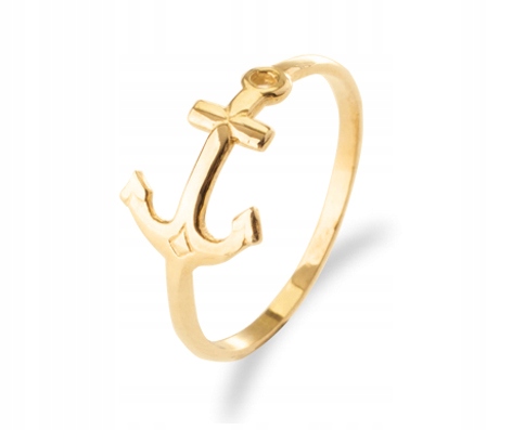 

Złoty Pierścionek Kotwica Sailor Anchor 585 R:15