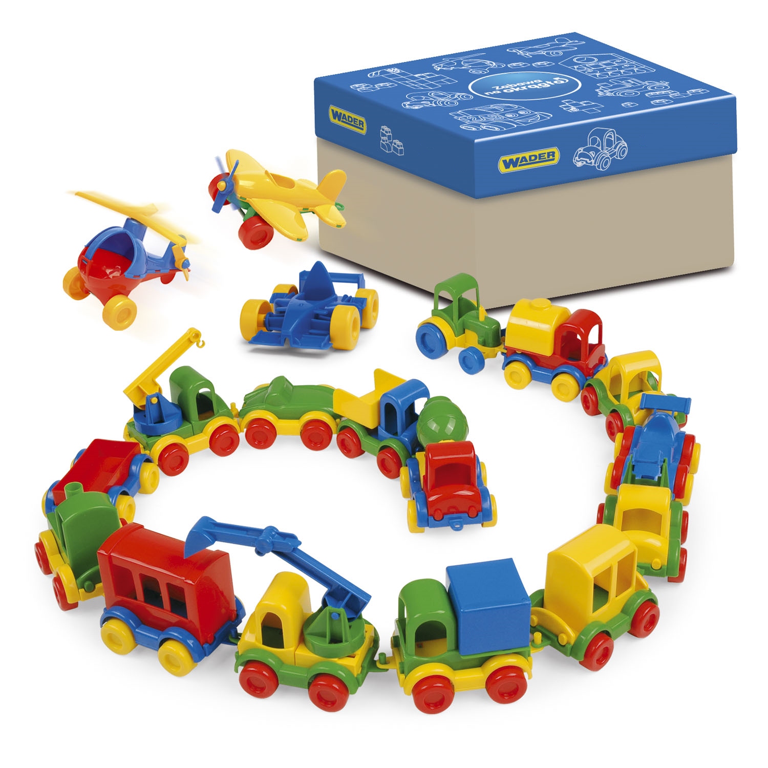 

Autka Kid Cars 36 szt. W Kartonie wader 80604