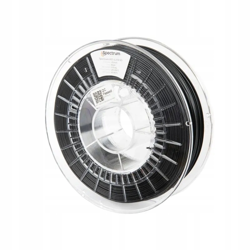 Filament Spectrum Pet-g Fr V0 Black 1.75 mm 0.75 kg Ohňovzdorný