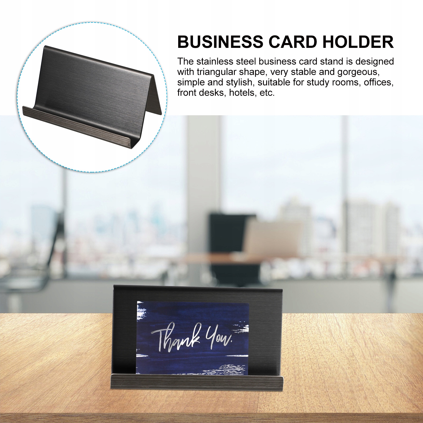 STOJAK NA WIZYTÓWKI STOJAK SZTALALOWY STAL Przeznaczenie stojący