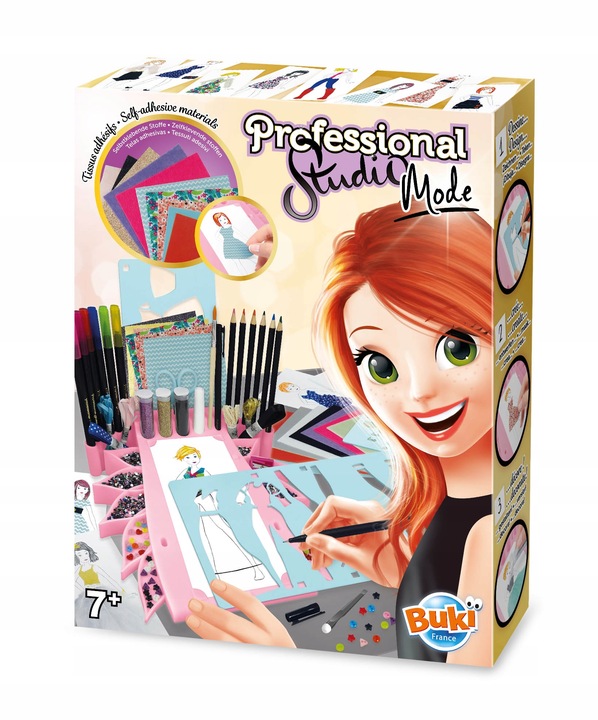 Zestaw plastyczny do projektowania MODY Projektowanie MODA Buki France