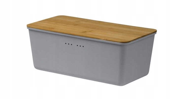 

Ambition Chlebak pokrywą deską bambusową 34x18x13