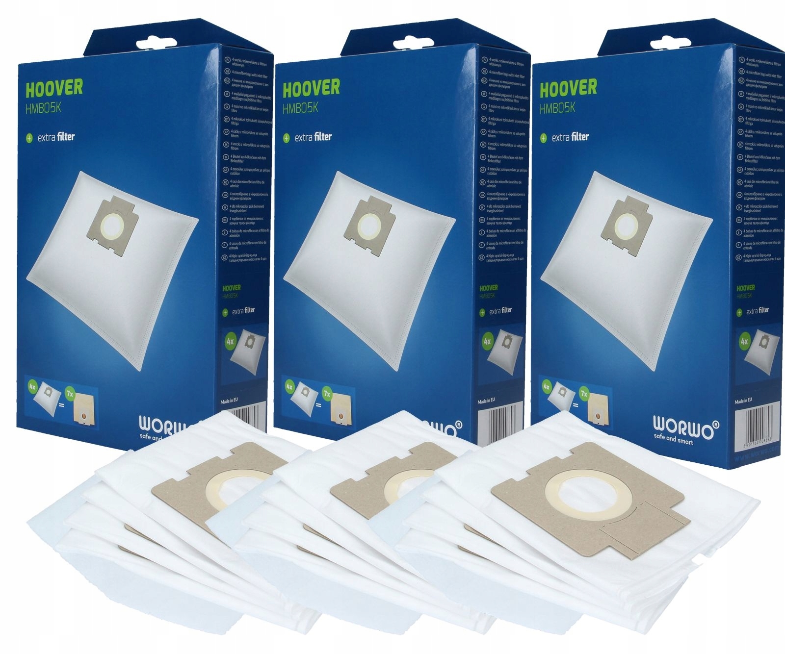 

Worki Do Odkurzacza Hoover Telios Extra HMB05K x12