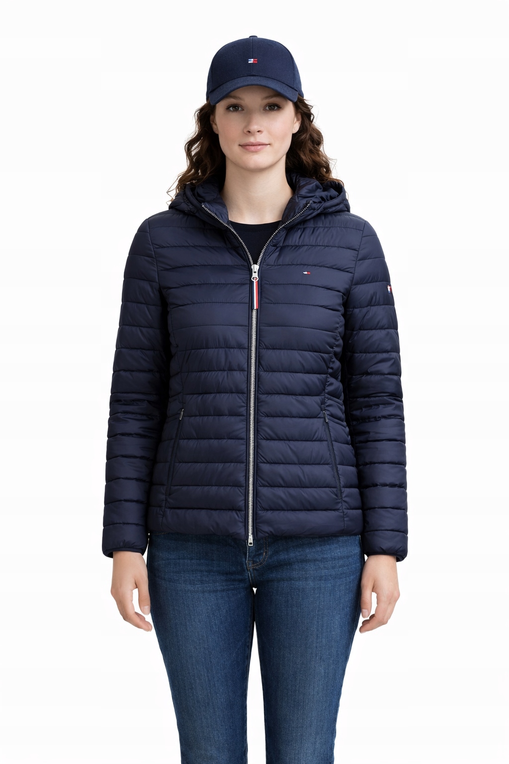 Tommy Hilfiger Dámská Tmavě Modrá Přechodová Bunda Xs I4C