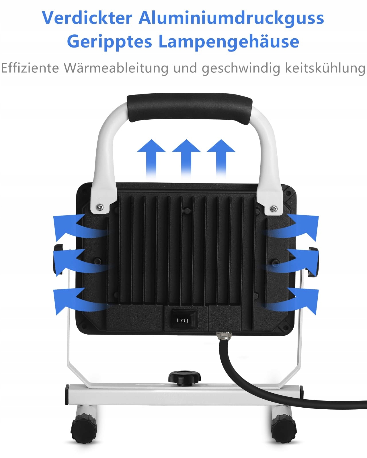 JOYDEER 4000 Lumen LED Lampa Robocza 40W Wodoodporna Z Regulacją — miniatura 10