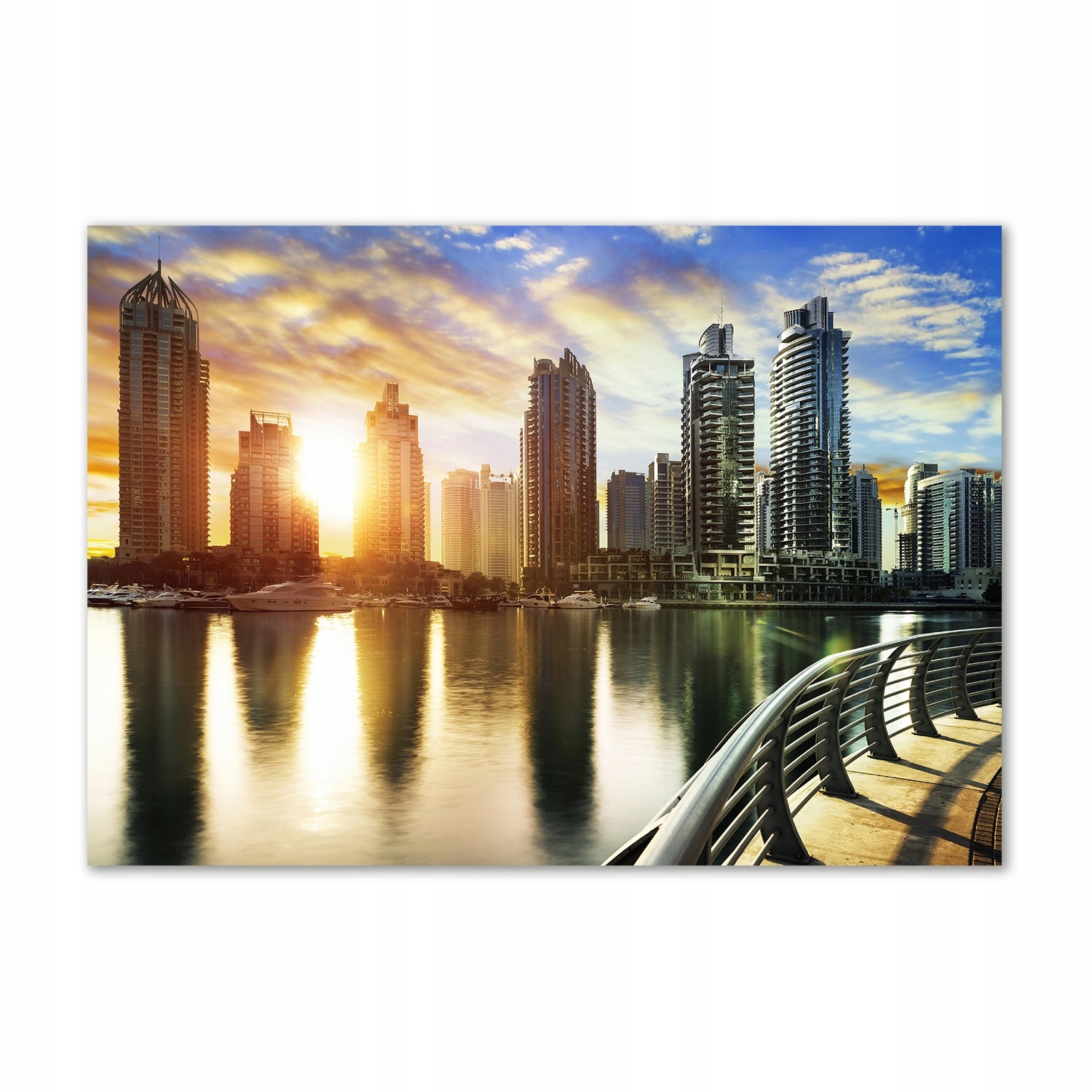 

Foto obraz akrylowy Dubaj zachód słońca 100x70 cm
