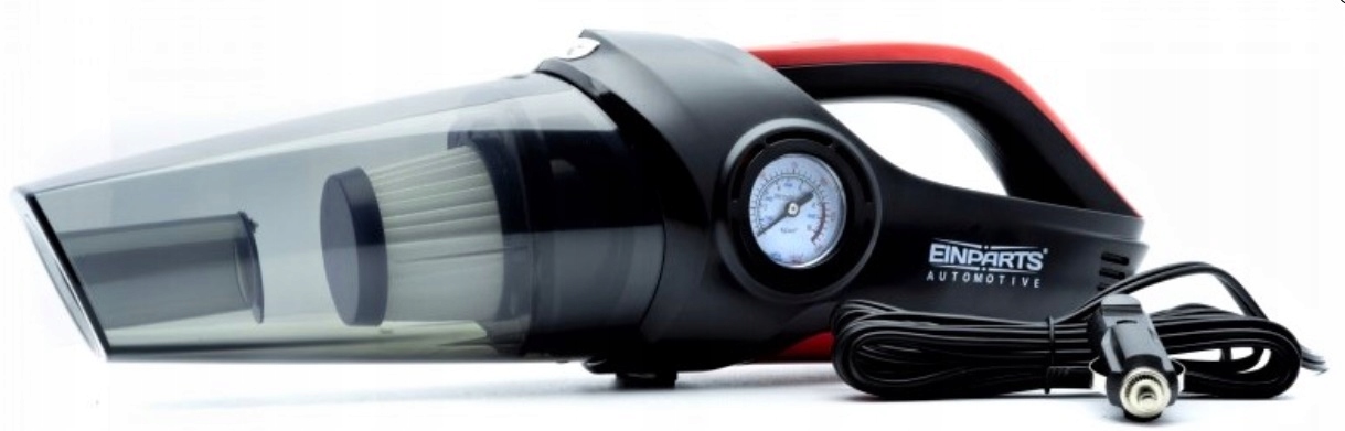 ODKURZACZ SAMOCHODOWY Z KOMPRESOREM POMPKA 12V Weight with packaging 1 kg