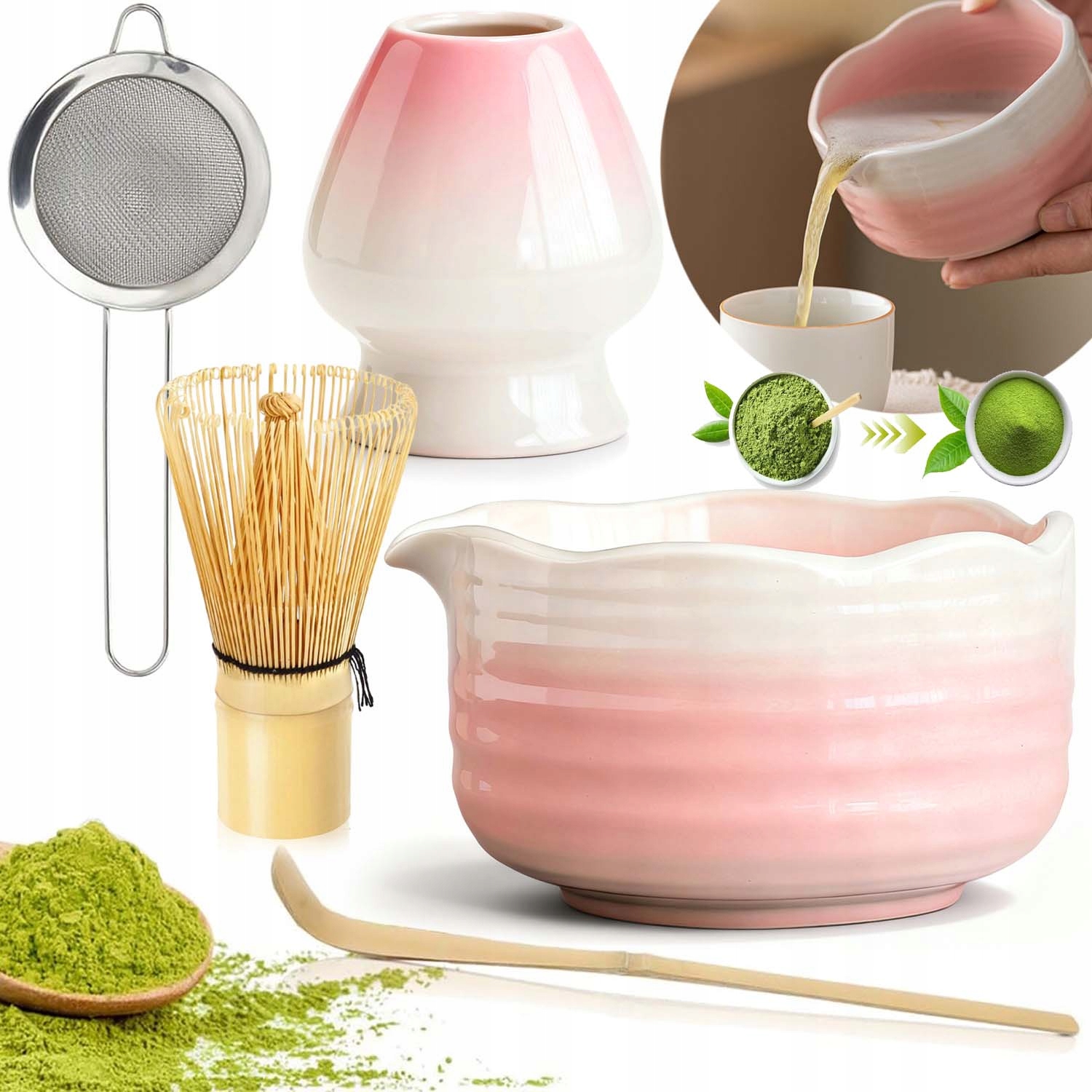 Levně Bambusový Dárková Sada Na Čaj Matchy Chashaku 6 Ks Jako Dárek