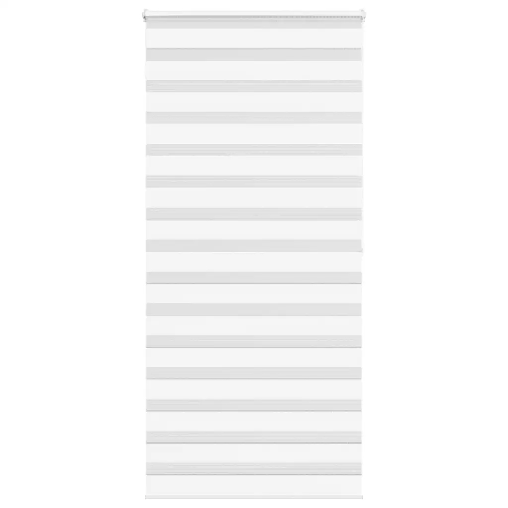 Zebra roleta bílá 105x200 cm šířka látky 100,9 cm polyester Bílá 4014782