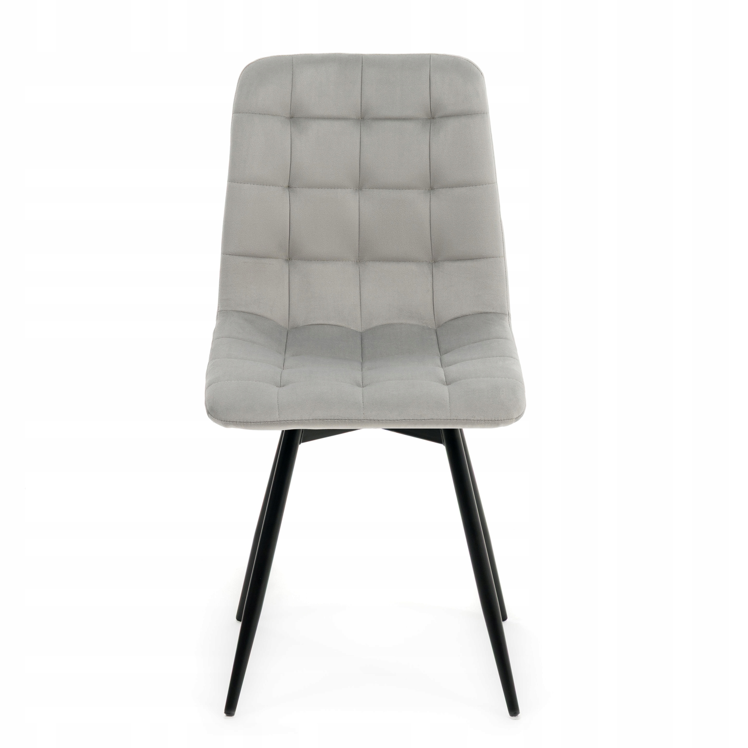 Krzesło Tapicerowane Obrotowe Do Salonu Jadalni Arco Welurowe Jasnoszare