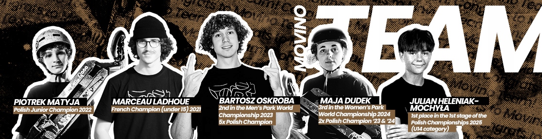 MOVINO GLIDE NEOCHROME sportinis paspirtukas, ratų kietumas 88A