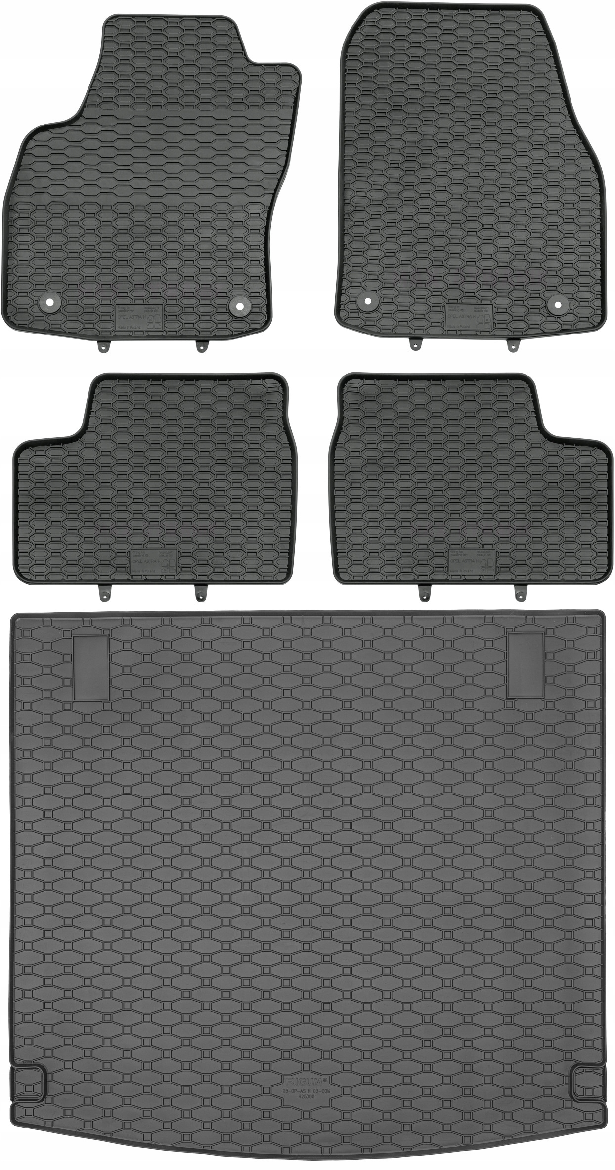 Opel Astra III H Kombi od roku 2004-12.2014 Sada Koberce batožinový priestor