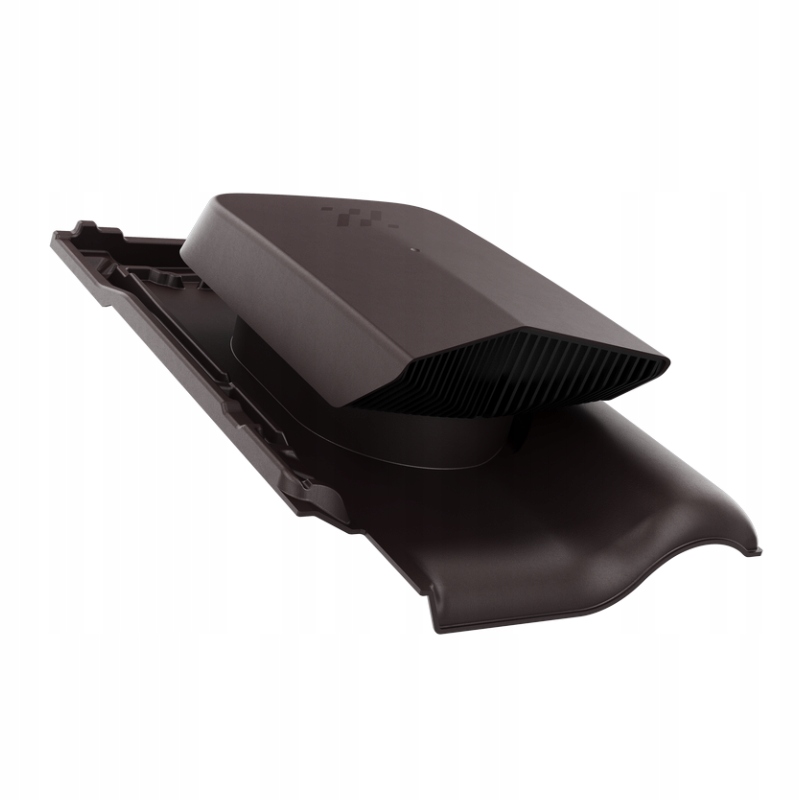 Ventilační střešní ventilátor Creaton Titania Hnědý