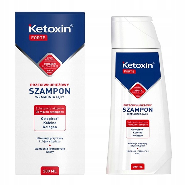 

Ketoxin Forte szampon przeciwłupieżowy 200ml