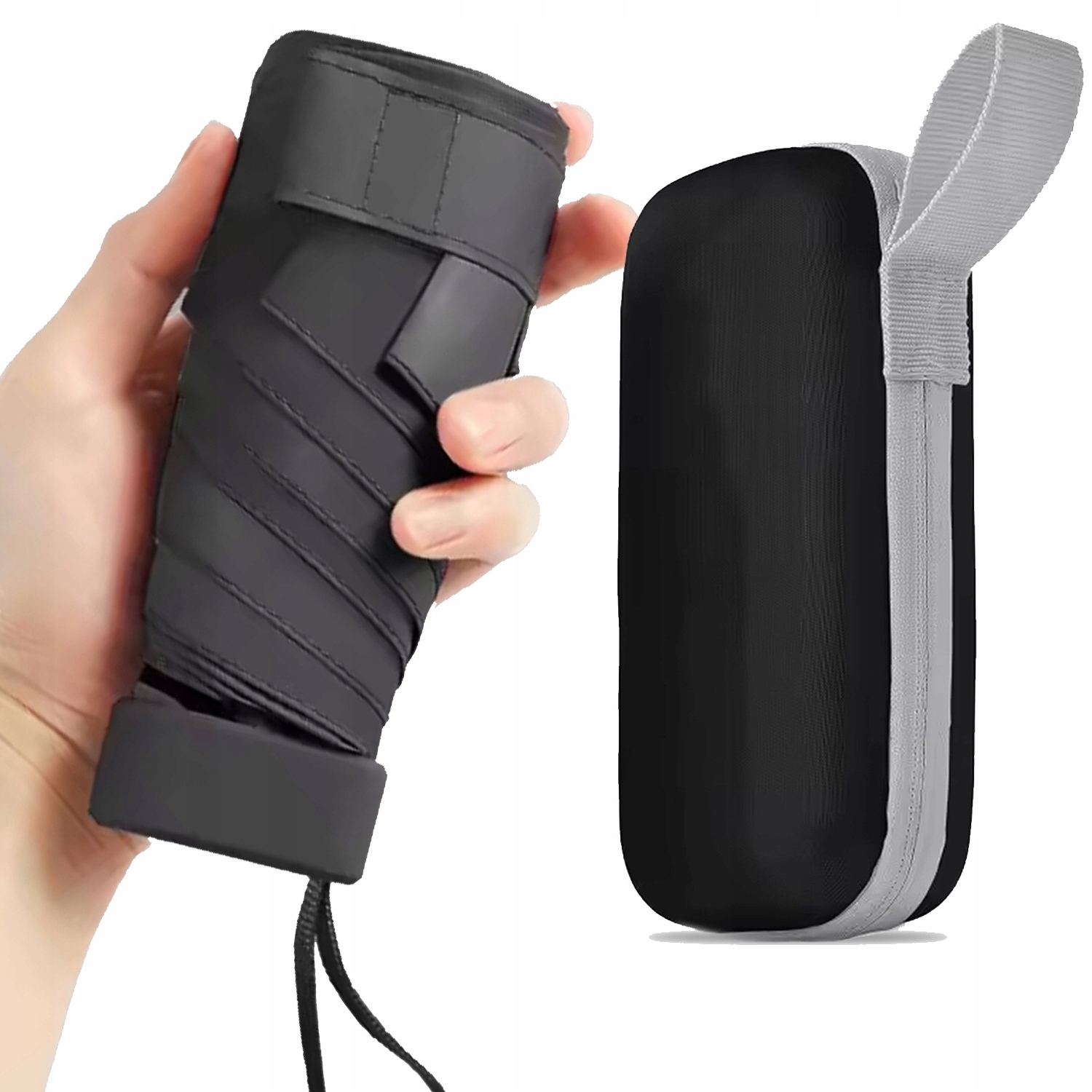 PARASOL PODRÓŻNY MINI PARASOLKA Z ETUI SKŁADANE PARASOLKI