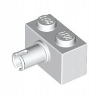 

KnS Lego Klocek 1x2 Trzpień 2458 4160228 Biały N