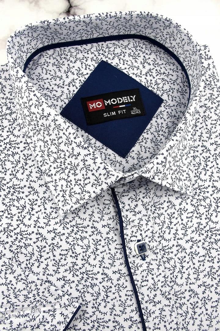 Koszula Męska Elegancka Wizytowa do garnituru N766 Rozmiar XXL