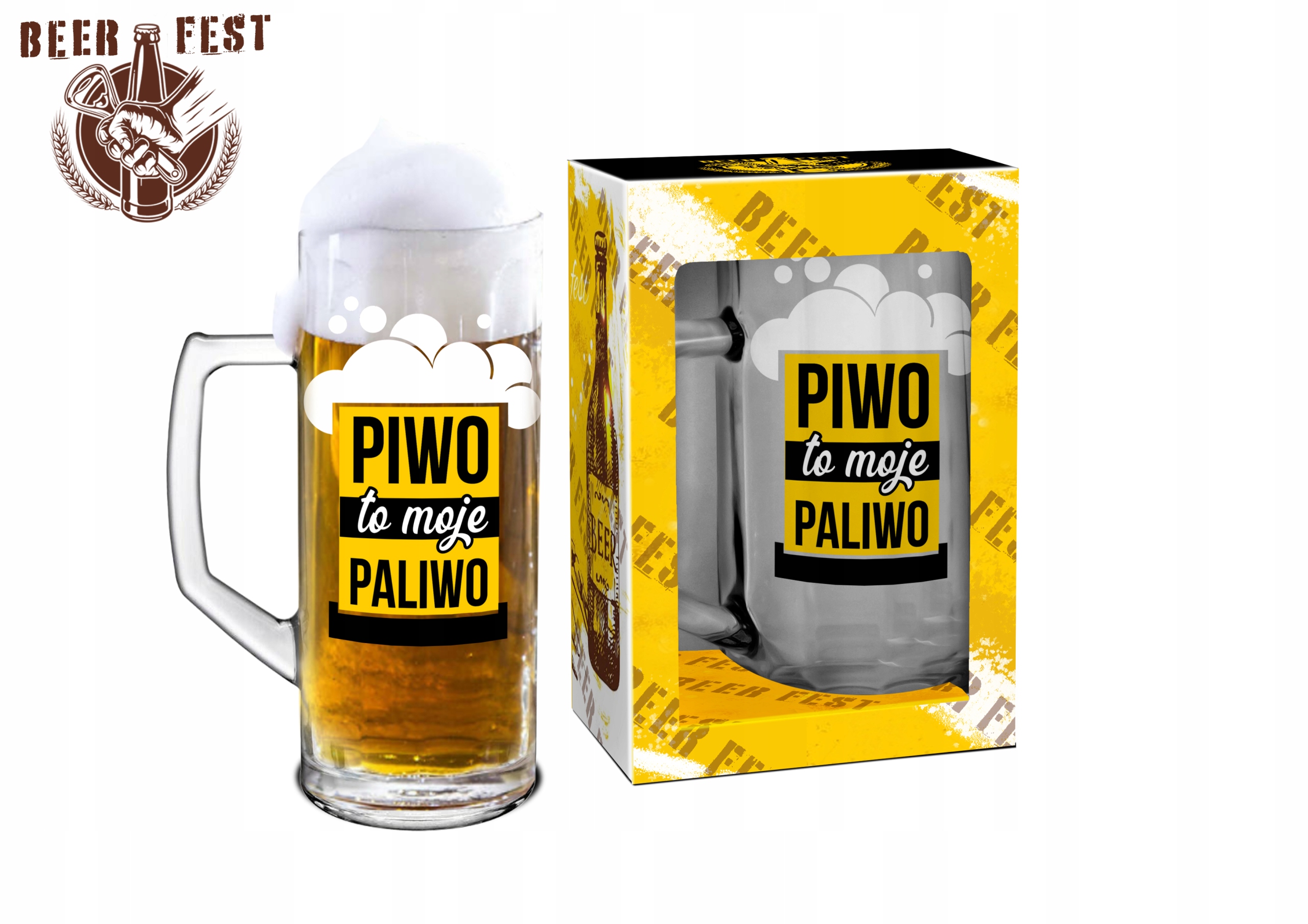 

Beer Fest kufel 0,5L Piwo to moje paliwo