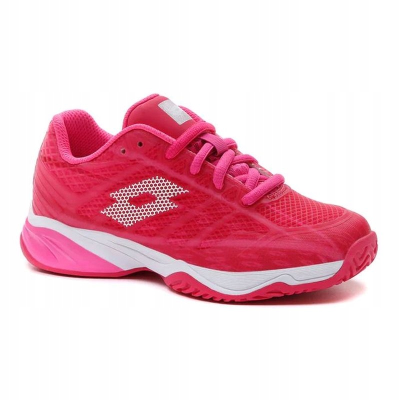 Juniorské Tenisové Boty Lotto Mirage 300 Alr Junior VIVID Fuchsia/bílá 35