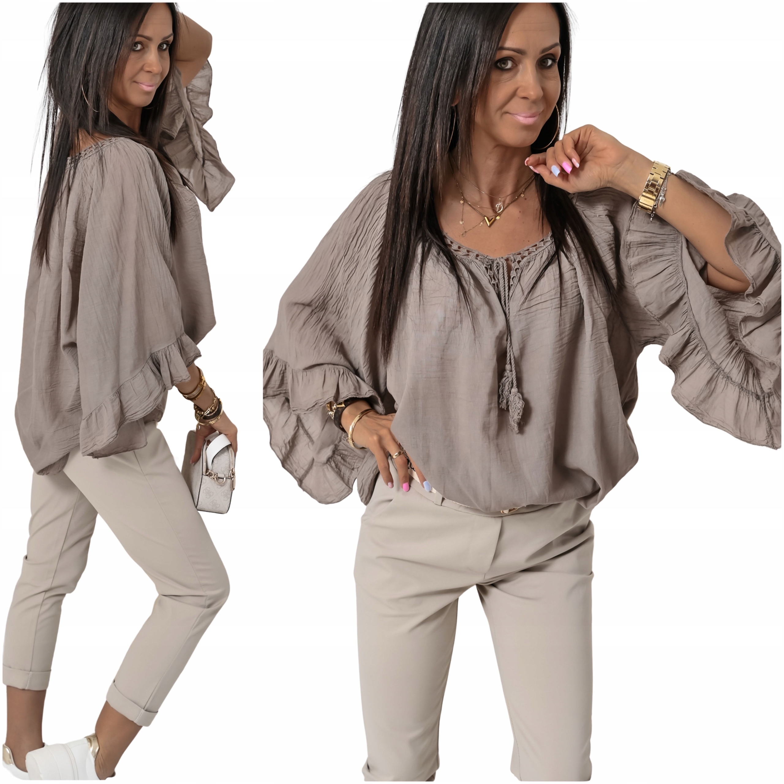 Stylowa Letnia Bluzka Boho Style Tina! WZ.3