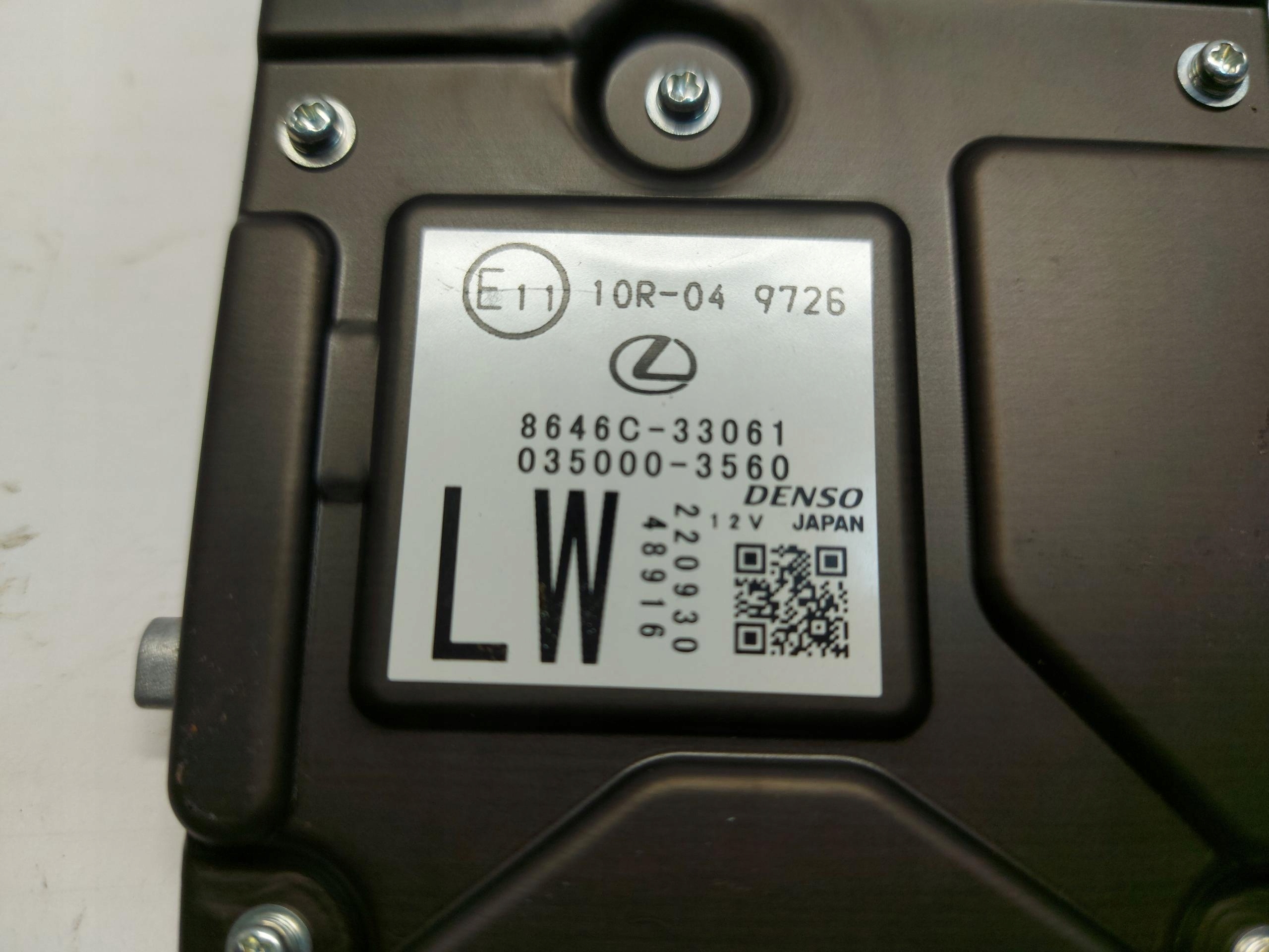 LEXUS ES300H VII Kamera radar front 8646C-33061