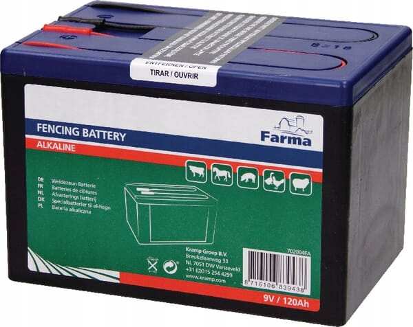 Alkalická baterie 9V 120Ah 702004FA