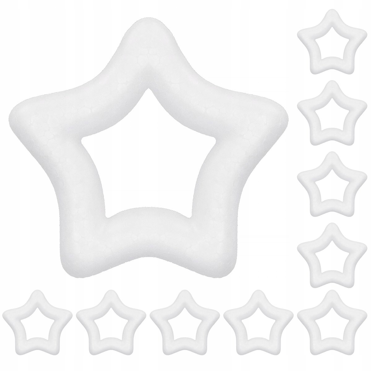 GWIAZDA STYROPIANOWA GWIAZDKA ŚWIĄTECZNA 10cm x10