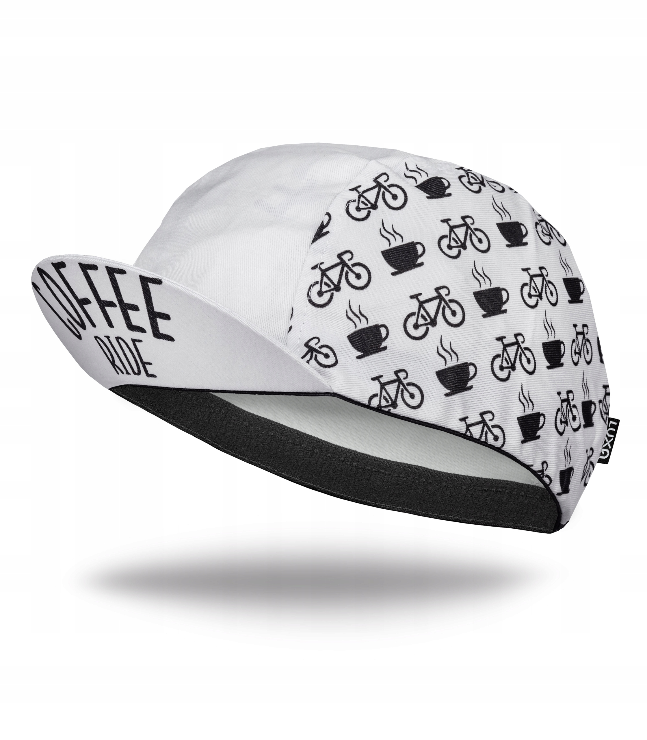 

Czapeczka Kolarska Rowerowa Coffee Ride White