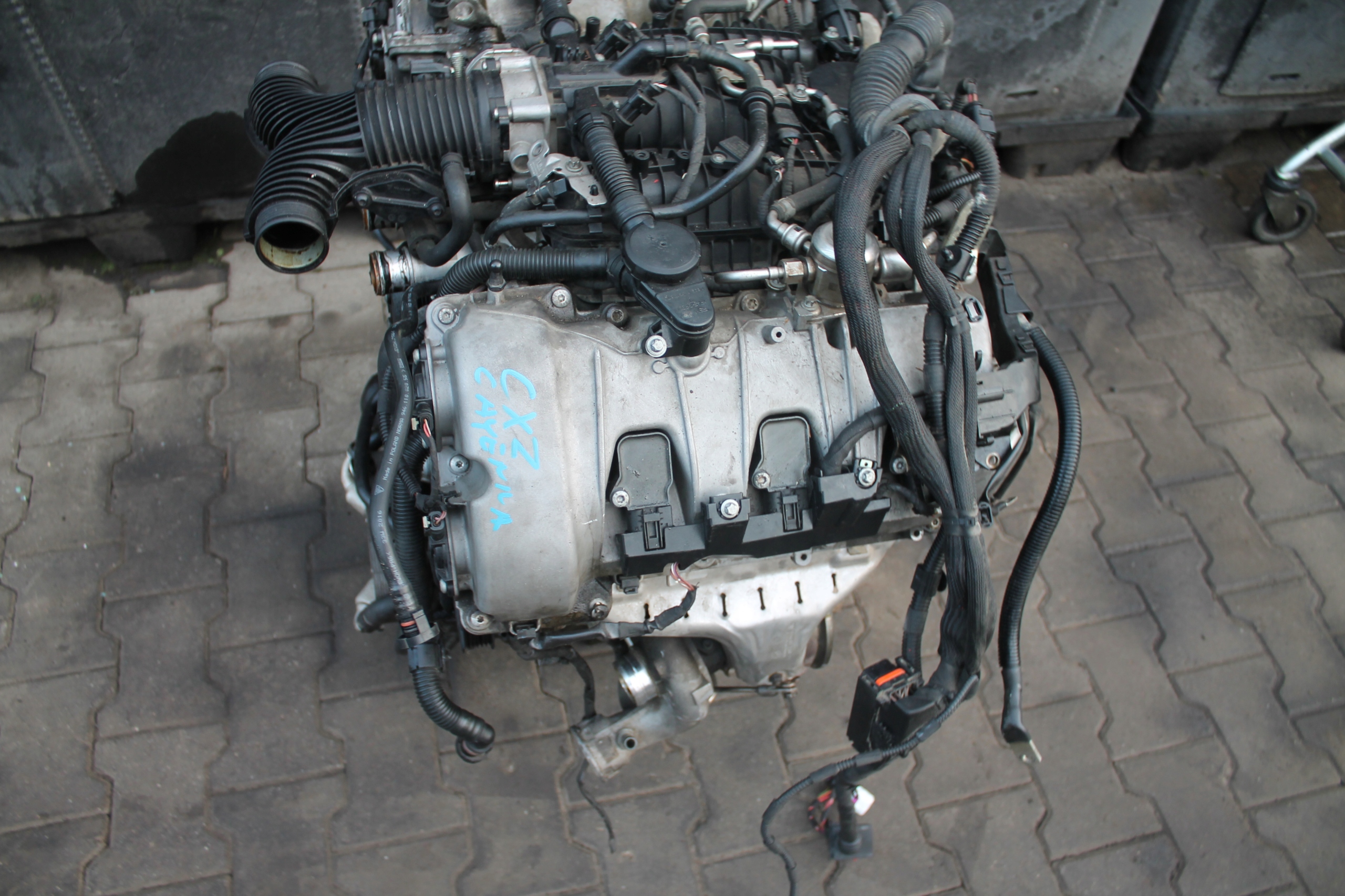 engine complete PORSCHE CAYENNE TURBO 3,6 CXZ 120TYS KM