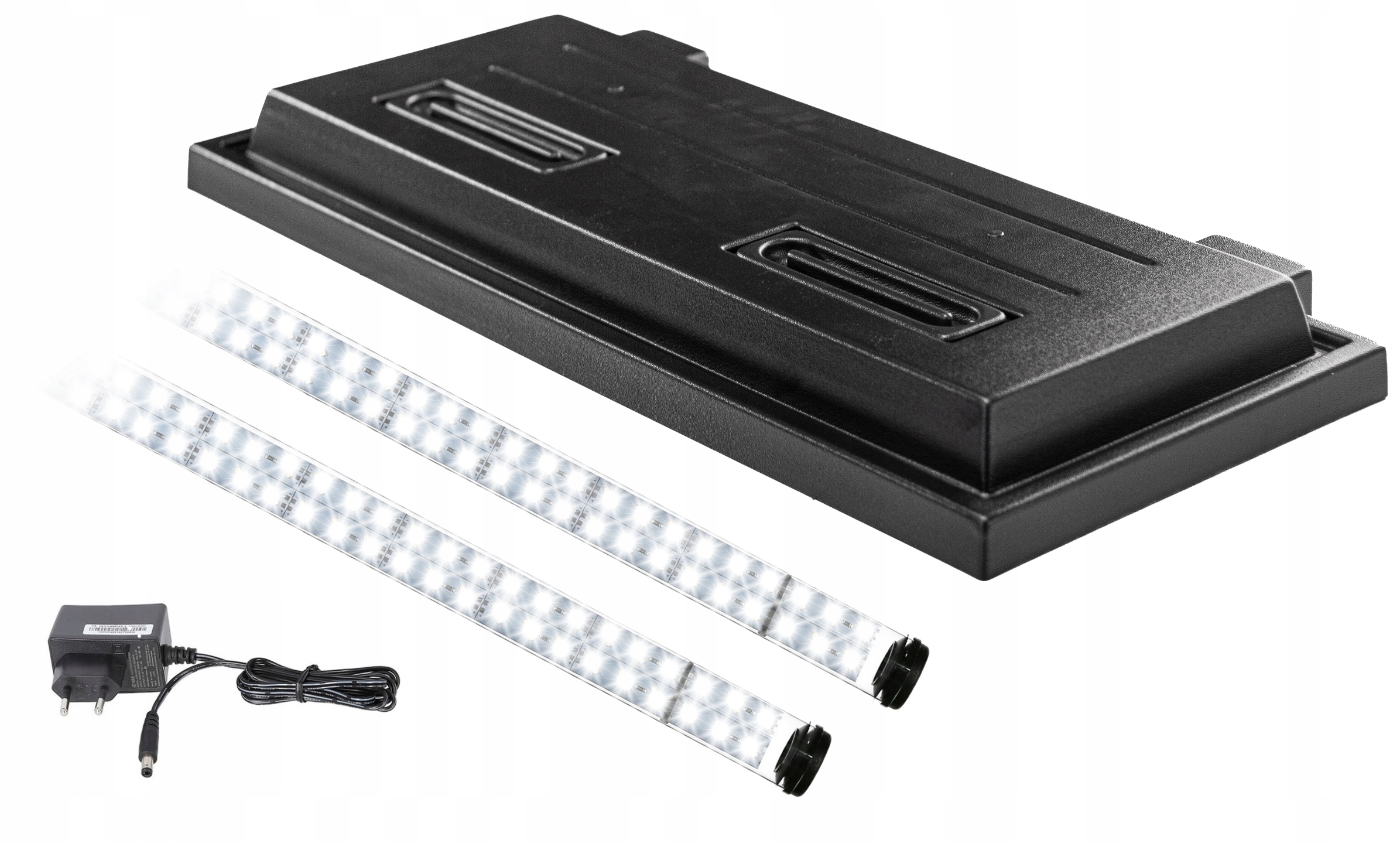Kryt pro akvárium 80x35 černý Led osvětlení Bílé 8520