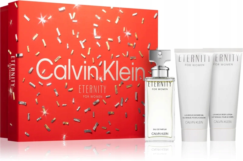 Calvin Klein Eternity sada Edp 50 ml mléko a gel 100 ml pro ženy