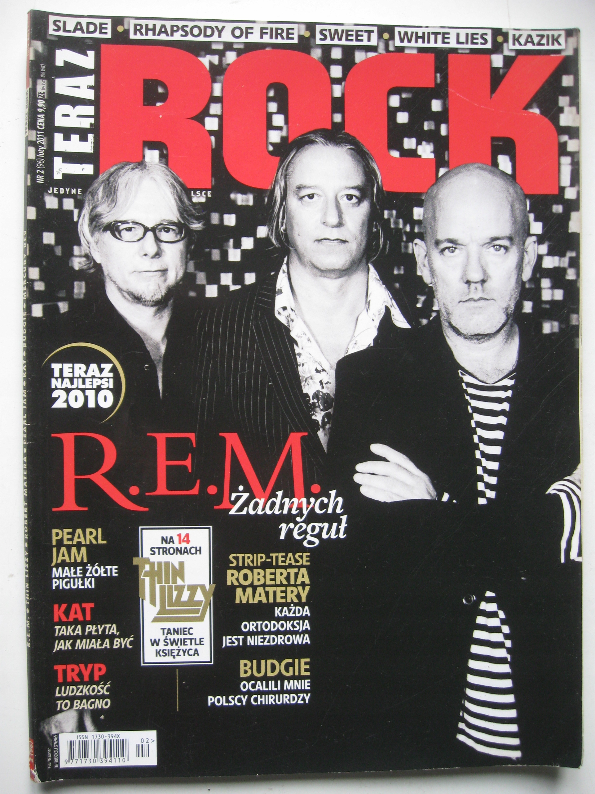 TERAZ ROCK Pearl Jam, KAT, R.E.M., Kazik - 2/2011 ISSN 1730394X