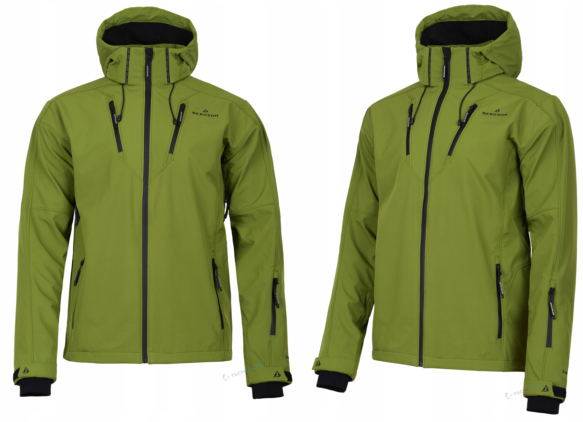 Technická Softshellová Mikina Bunda Bergson Vara vel. XXXL Supra-shell 10.000