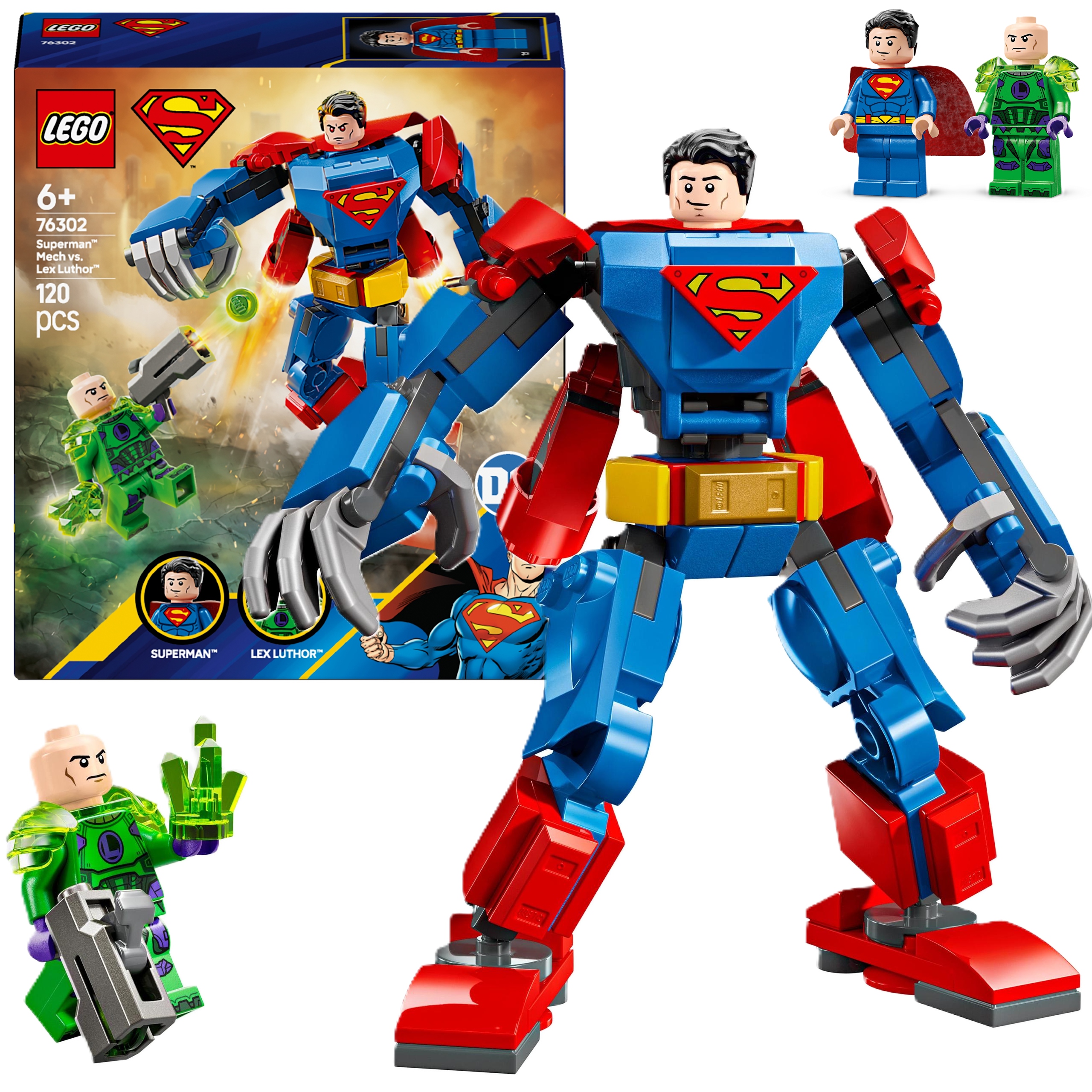Lego DC Mech Supermana Kontra Lex Luthor Zestaw Do Zabawy Na Święta