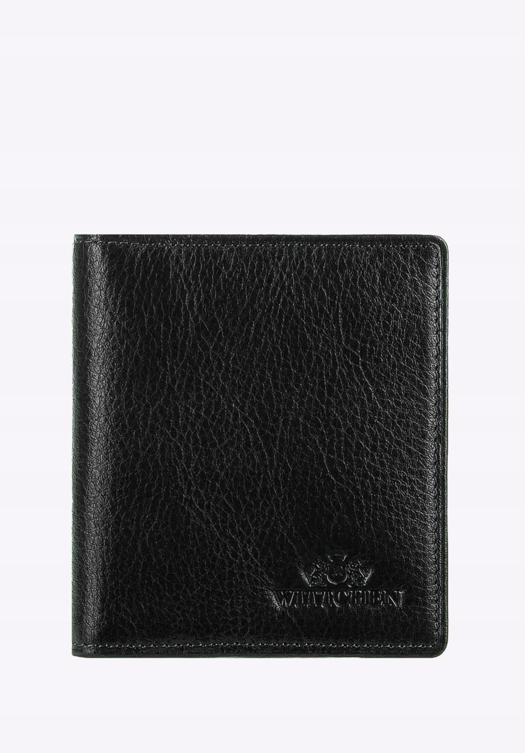 Černé kožené pouzdro na karty s Rfid Wittchen Italy 21-2-291-1L, elegantní