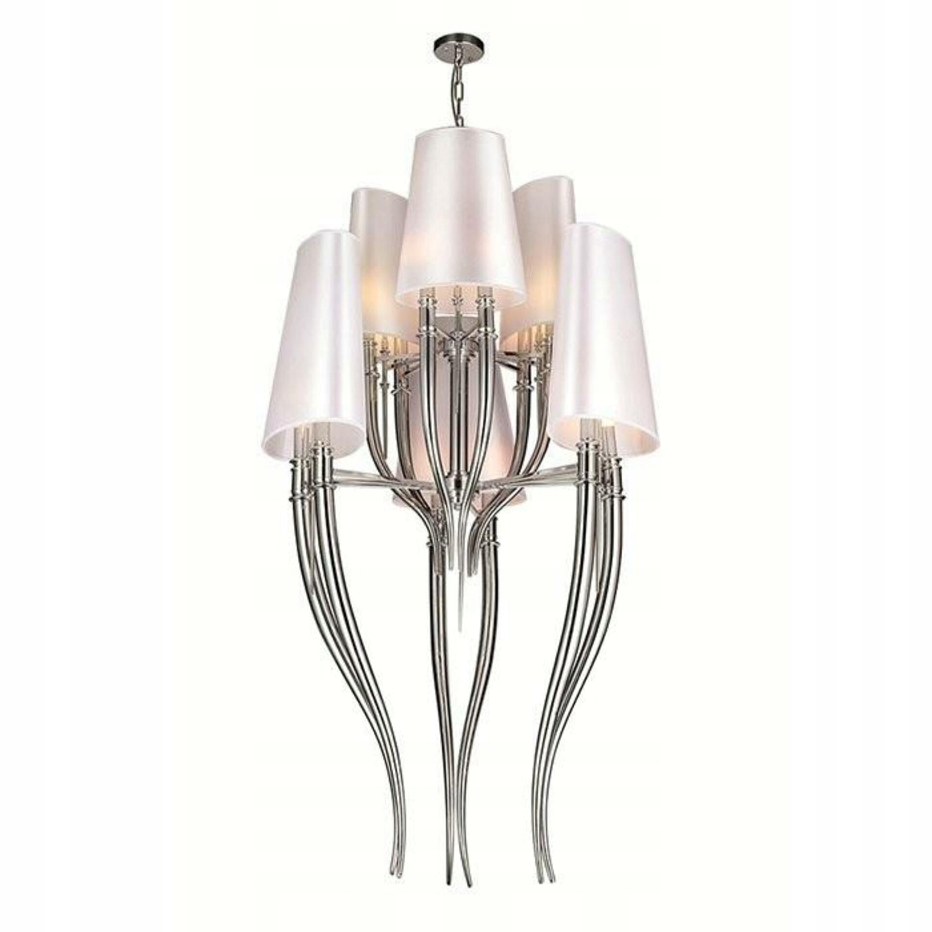 Závesné svietidlo AZzardo Diablo 3+3 white AZ0173 E14 12x11W IP20 61cm biele