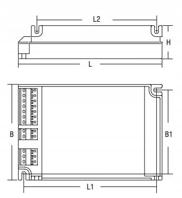 Statecznik elektroniczny TCI BCQR 142/2 24W 36W 42W Zawiera baterie nie