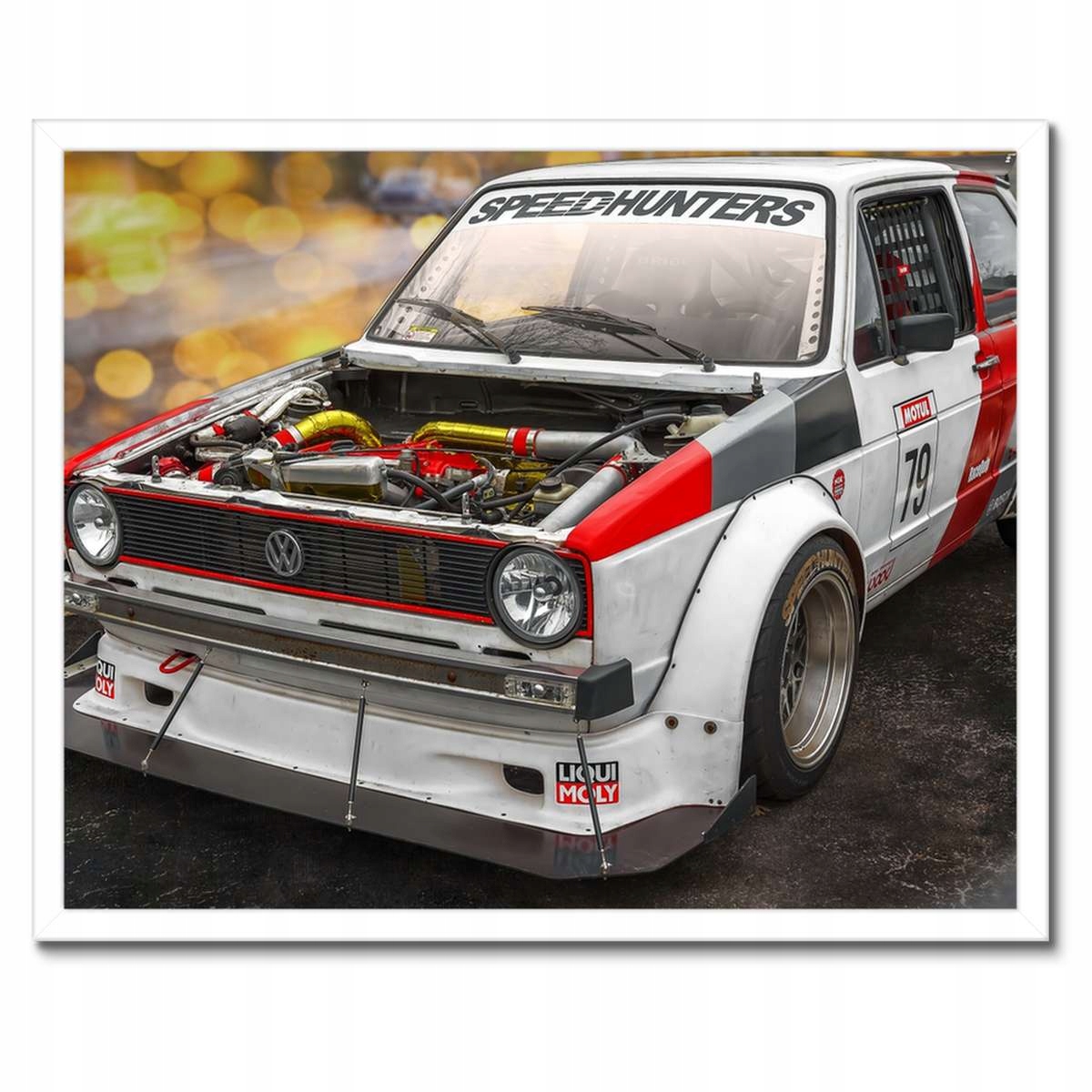 Plakáty v rámu 50x40 Vw Golf Volkswagen 1