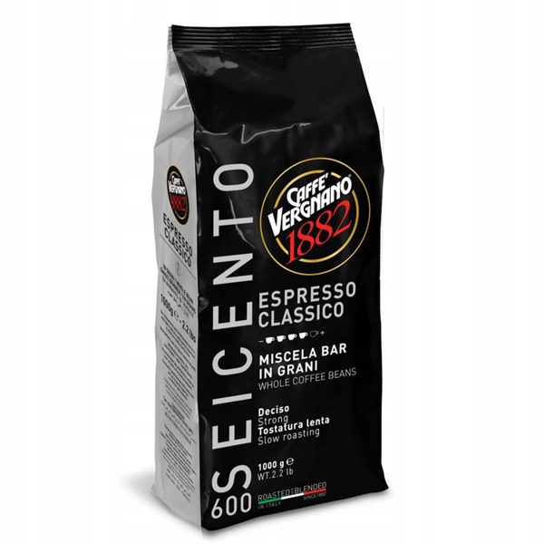 Levně Káva zrnková Vergnano 600 Espresso Classico