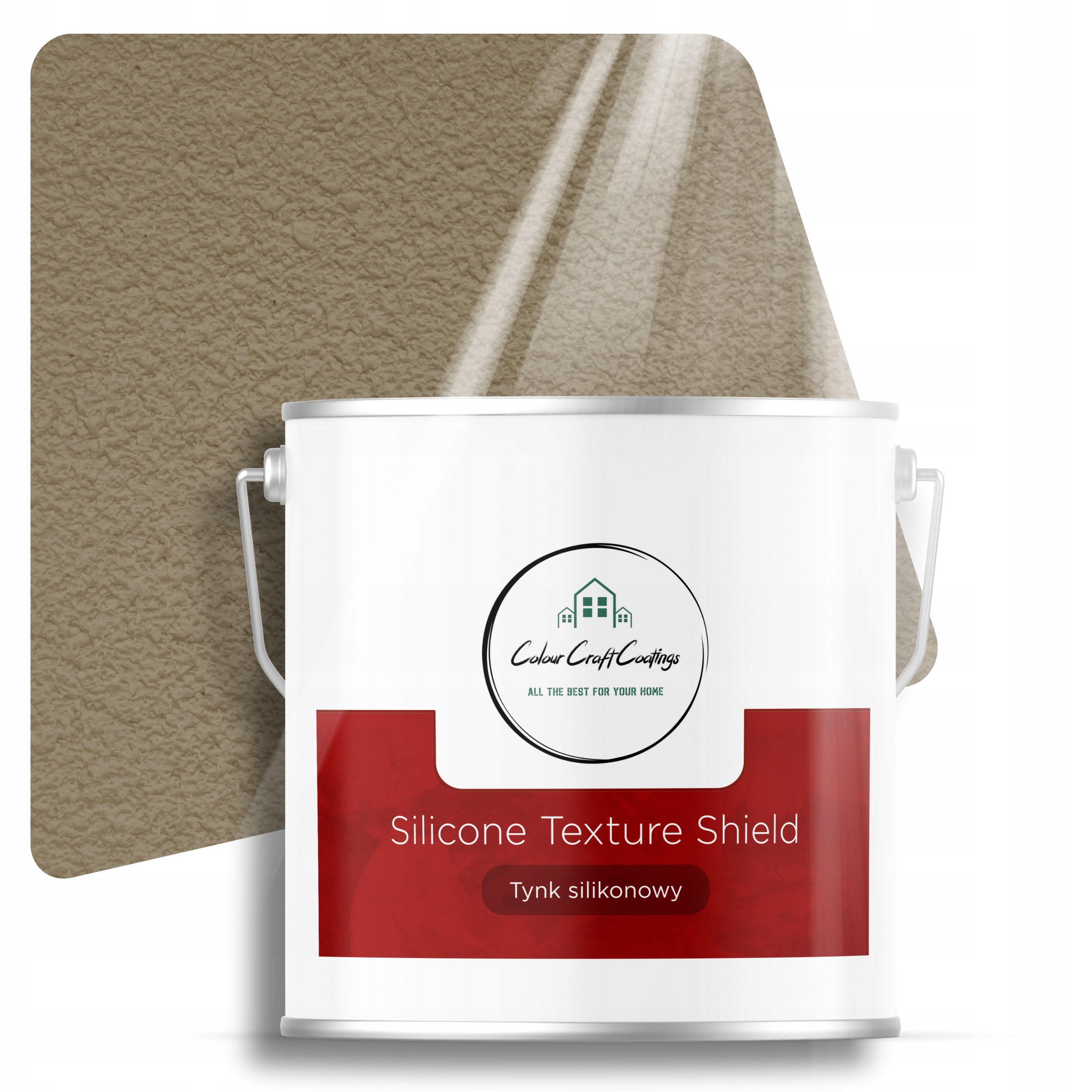 Silikonová Fasádní Omítka Granulace 1.0 MM Beránek Khaki 7 Kg F455