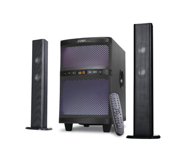 Fenda T-200X 2.1 28 W černá sada reproduktorů 2.1, soundbar, dálkové ovládání