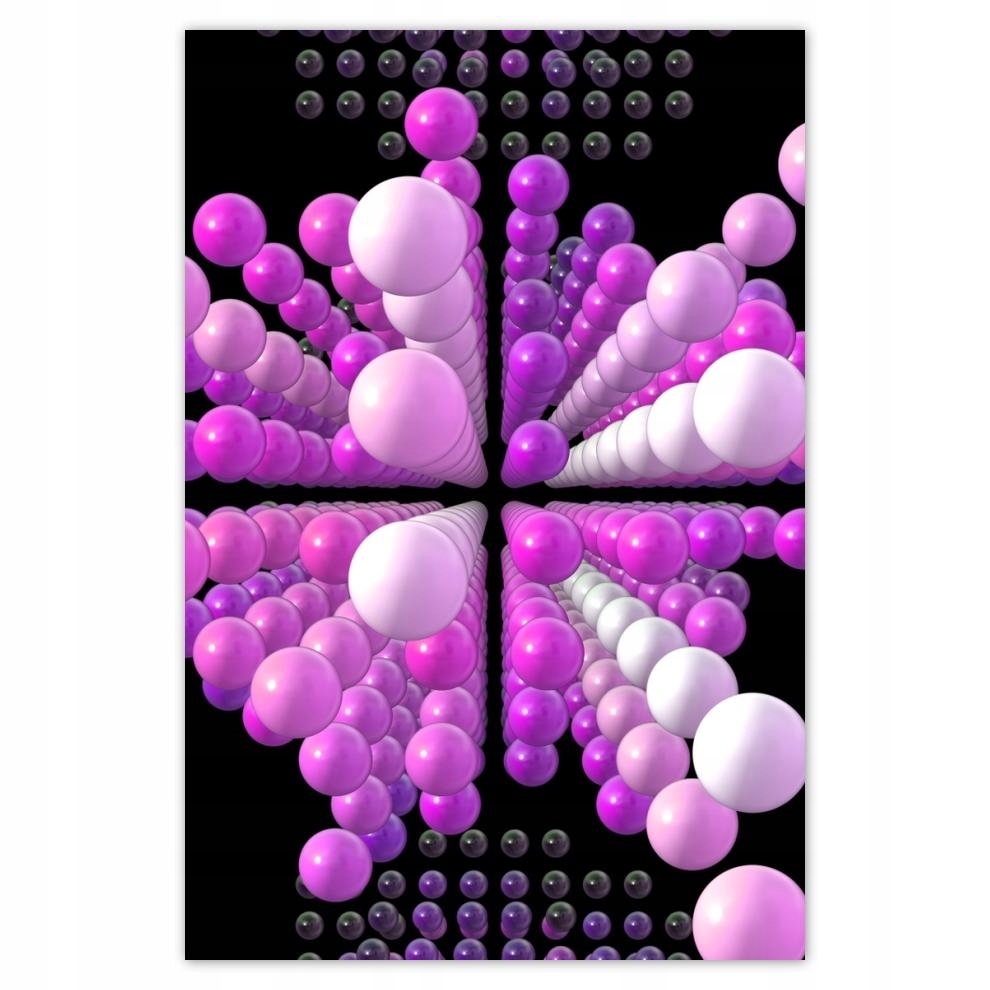 

Plakat samoprzylepny 40x60 Fioletowy Matrix
