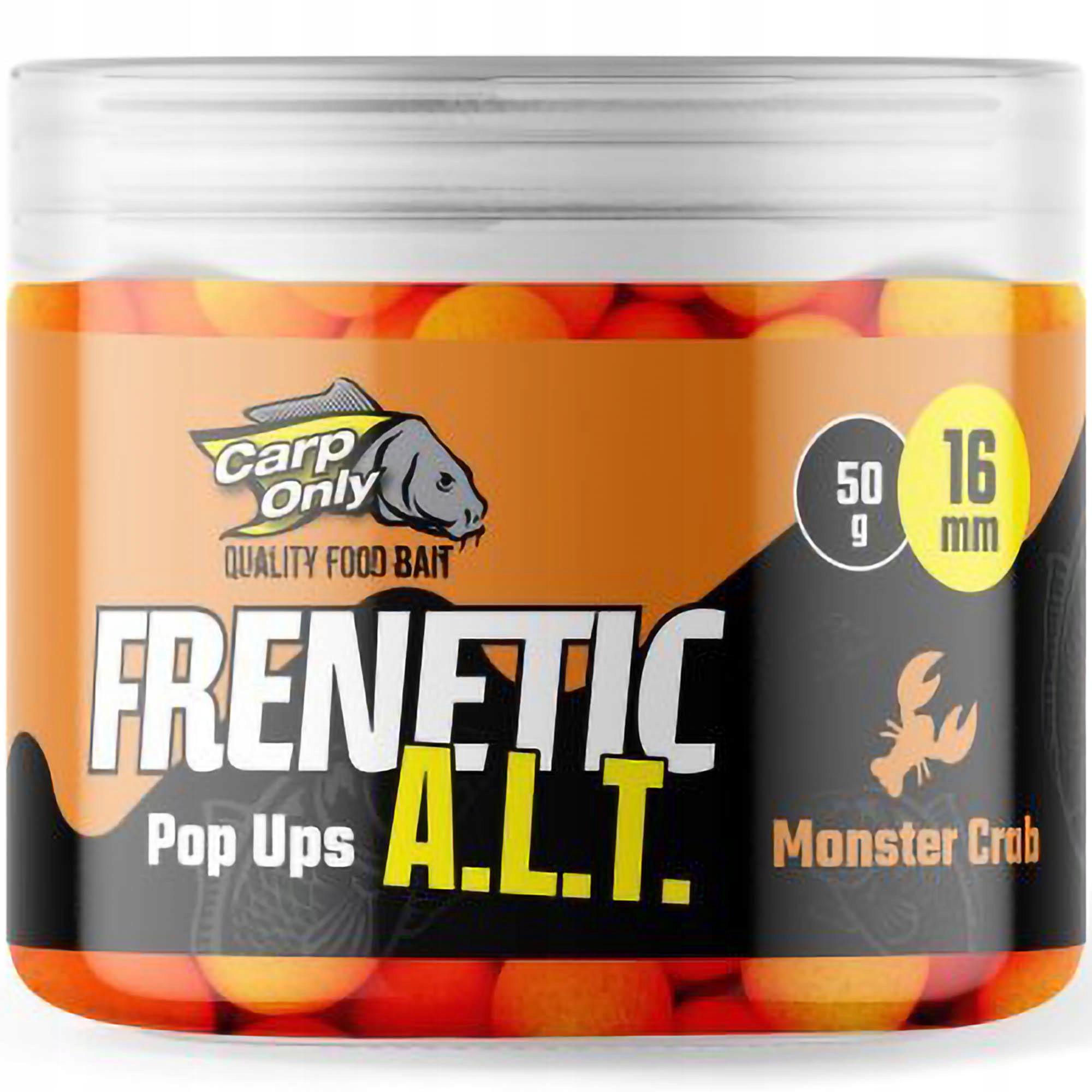 Kulki Carp Only Frenetic A L T Hi Visual Pop Ups Monster Crab 16mm 50g