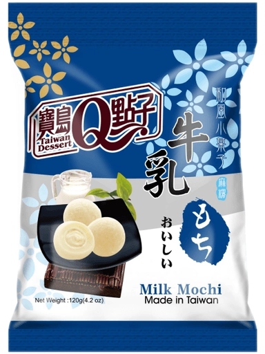 4x Mochi, rýžové sušenky s mléčným krémem 120 g Royal Family
